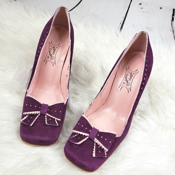 Jeffrey Campbell Shoes - Jeffrey Campbell retro Pinup leather bow pumps